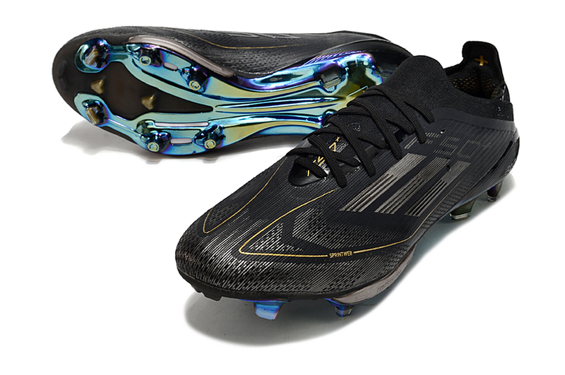 CHUTEIRA ADIDAS F50.1 LIGHTSTRIKE PRO ELITE CAMPO "DARK SPARK" - PRETA