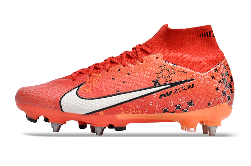 CHUTEIRA NIKE AIR ZOOM MERCURIAL SUPERFLY 9 ELITE TRAVA MISTA "DREAM SPEED 7" - VERMELHA