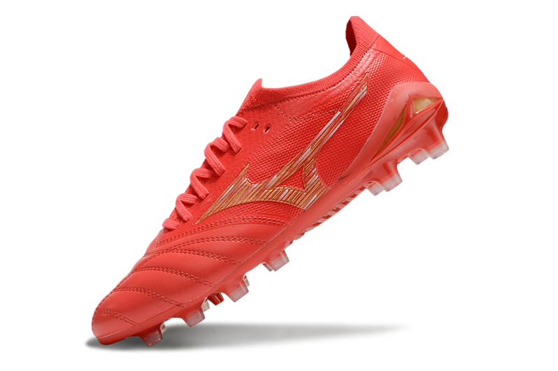 CHUTEIRA MIZUNO MORELIA NEO IV JAPAN CAMPO - VERMELHA