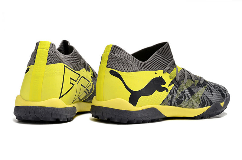 CHUTEIRA PUMA FUTURE 7 ULTIMATE SOCIETY RUSH - PRETA E AMARELA