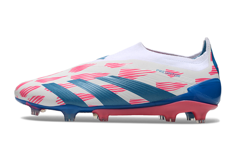 ADIDAS PREDATOR 24 LACELESS ELITE CAMPO "REEMERGENCE" - BRANCA E ROSA