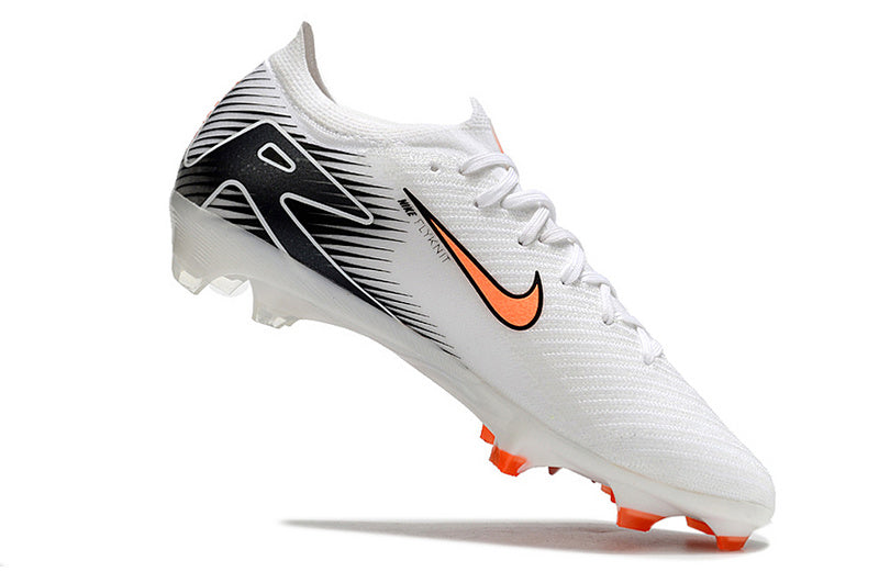 CHUTEIRA NIKE AIR ZOOM MERCURIAL VAPOR 16 ELITE CAMPO - BRANCA E LARANJA