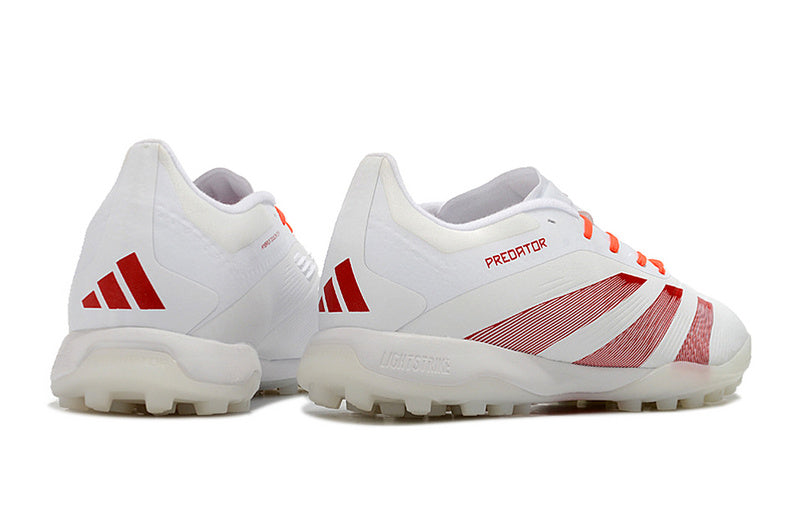 CHUTEIRA ADIDAS PREDATOR 24 ELITE SOCIETY "ARNOLD" - BRANCA E VERMELHA