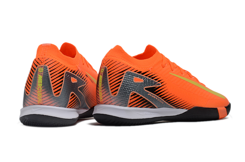 CHUTEIRA NIKE AIR ZOOM MERCURIAL VAPOR 16 ELITE FUTSAL - LARANJA E PRETA