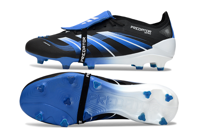 ADIDAS PREDATOR 25 FT ELITE CAMPO - PRETA E AZUL