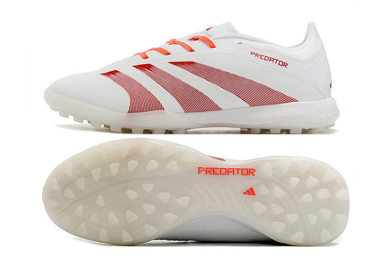 CHUTEIRA ADIDAS PREDATOR 24 ELITE SOCIETY "ARNOLD" - BRANCA E VERMELHA