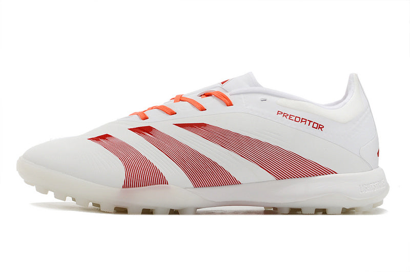 CHUTEIRA ADIDAS PREDATOR 24 ELITE SOCIETY "ARNOLD" - BRANCA E VERMELHA