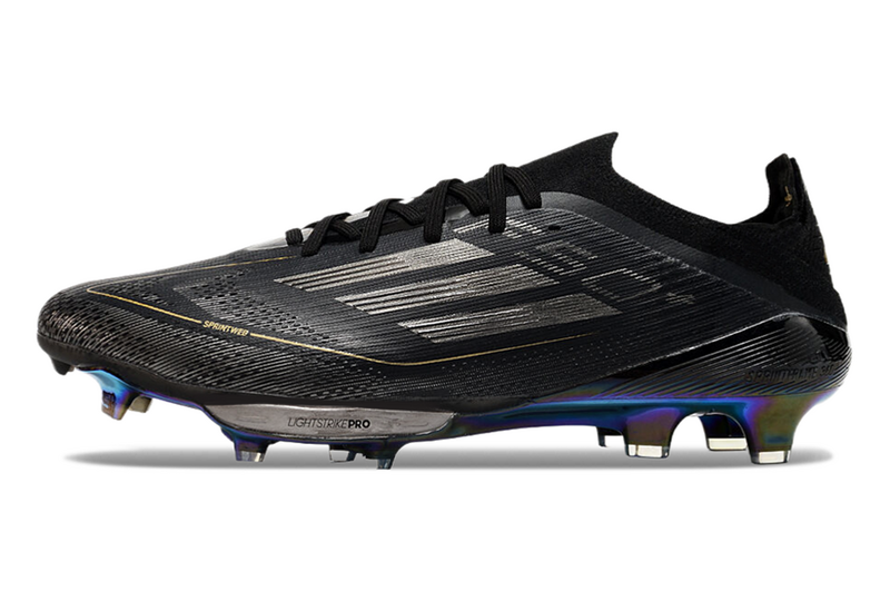 CHUTEIRA ADIDAS F50.1 LIGHTSTRIKE PRO ELITE CAMPO "DARK SPARK" - PRETA