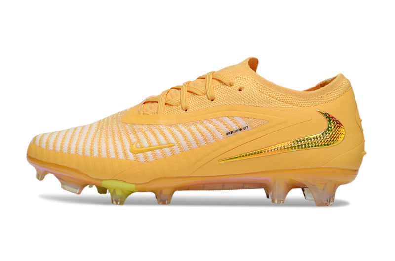 CHUTEIRA NIKE PHANTOM 6 ELITE CAMPO - AMARELA E DOURADA