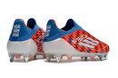 ADIDAS F50 LACELASS ELITE TRAVA MISTA - VERMELHA E AZUL