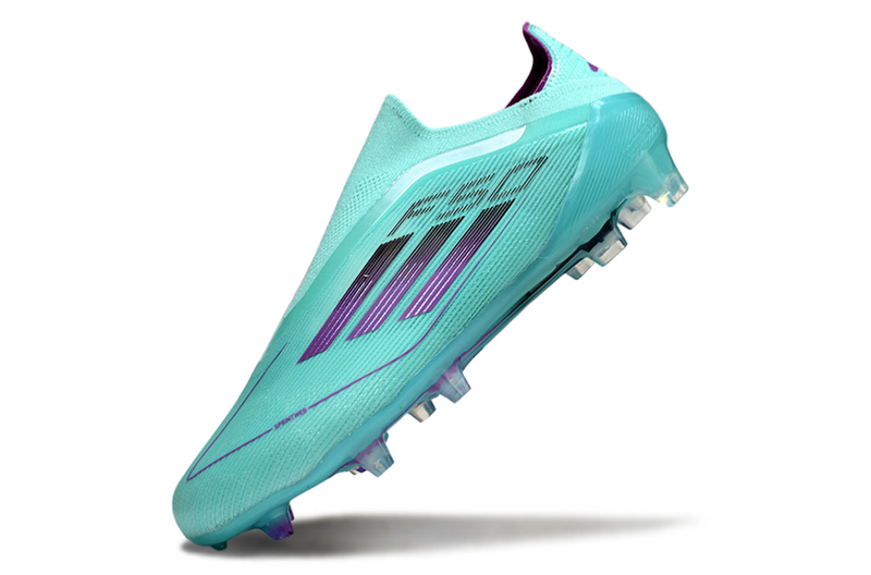ADIDAS F50 LACELESS ELITE CAMPO - CIANO E ROXA