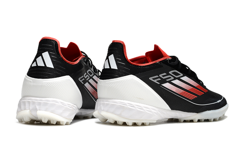 CHUTEIRA ADIDAS F50 SOCIETY - PRETA E VERMELHA