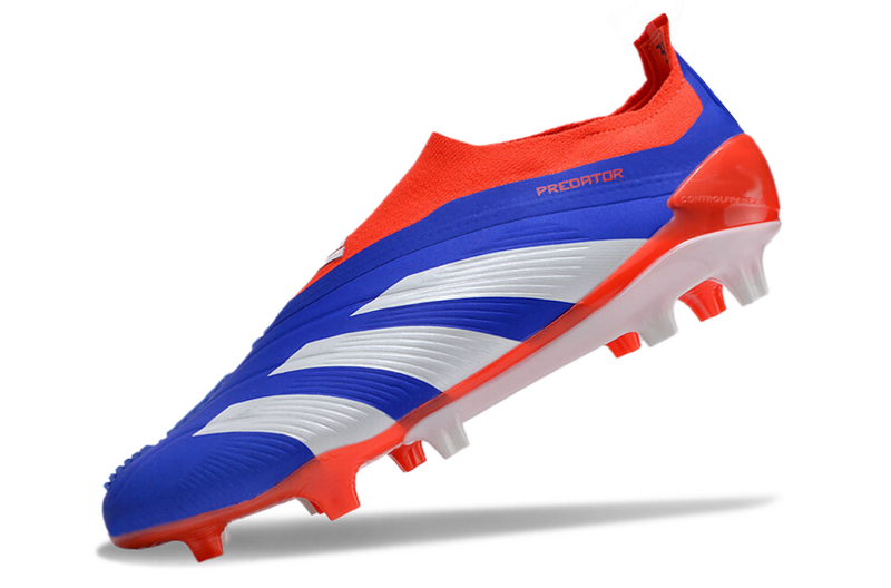 ADIDAS PREDATOR 24 LACELESS ELITE CAMPO "ADVANCEMENT" - AZUL E VERMELHA
