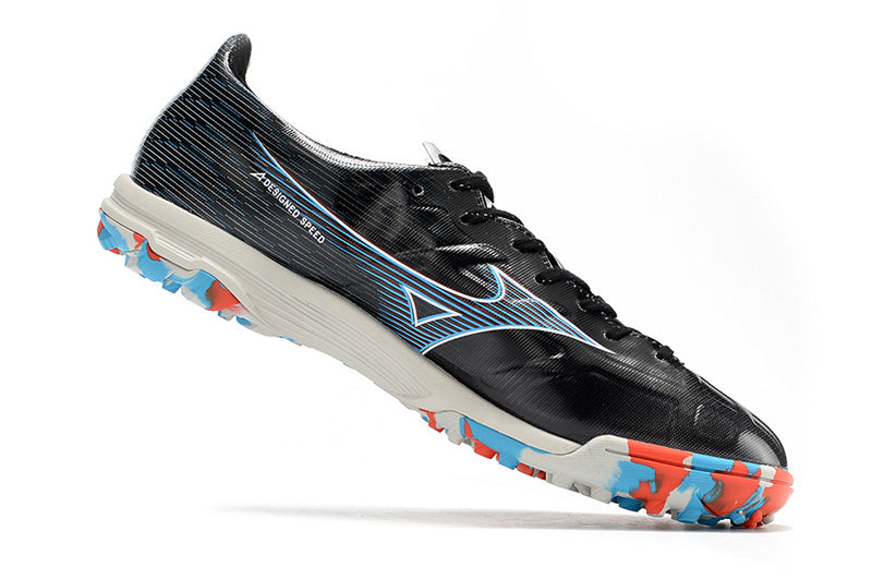 CHUTEIRA MIZUNO ALPHA SOCIETY - PRETA, AZUL E VERMELHA