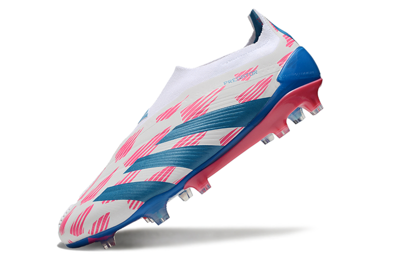 ADIDAS PREDATOR 24 LACELESS ELITE CAMPO "REEMERGENCE" - BRANCA E ROSA