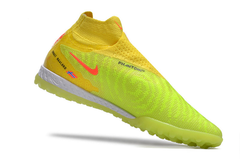 CHUTEIRA NIKE PHANTOM GX DYNAMIC FIT ELITE SOCIETY - AMARELA E VERDE