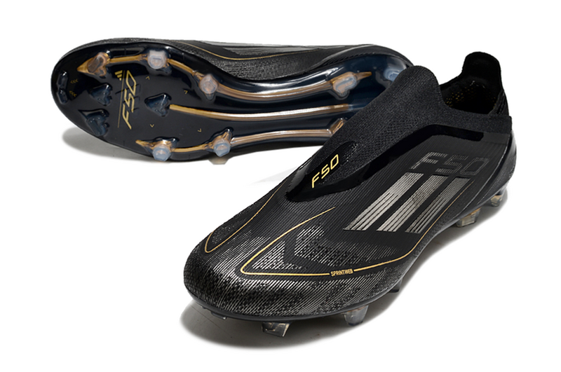 ADIDAS F50 LACELASS ELITE CAMPO "DARK SPARK" – PRETA