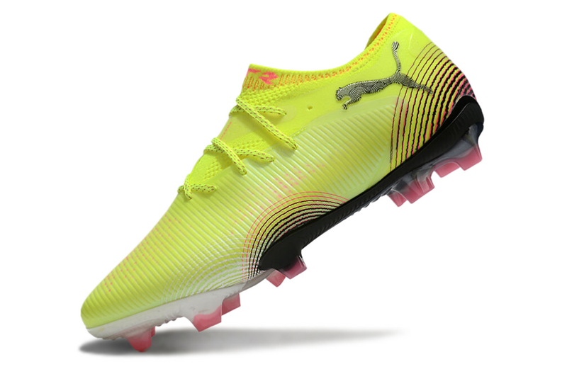 CHUTEIRA PUMA FUTURE 8 ULTIMATE LOW CAMPO - AMARELA E VERMELHA
