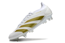 ADIDAS PREDATOR 24 ELITE TRAVA MISTA "DAY SPARK" - BRANCA E DOURADA