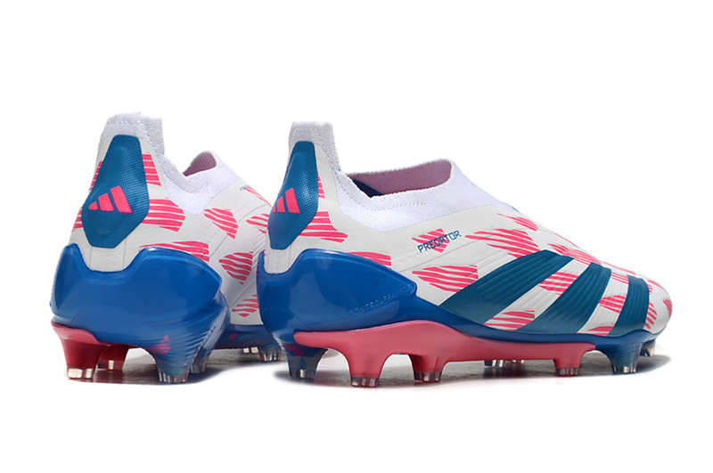 ADIDAS PREDATOR 24 LACELESS ELITE CAMPO "REEMERGENCE" - BRANCA E ROSA