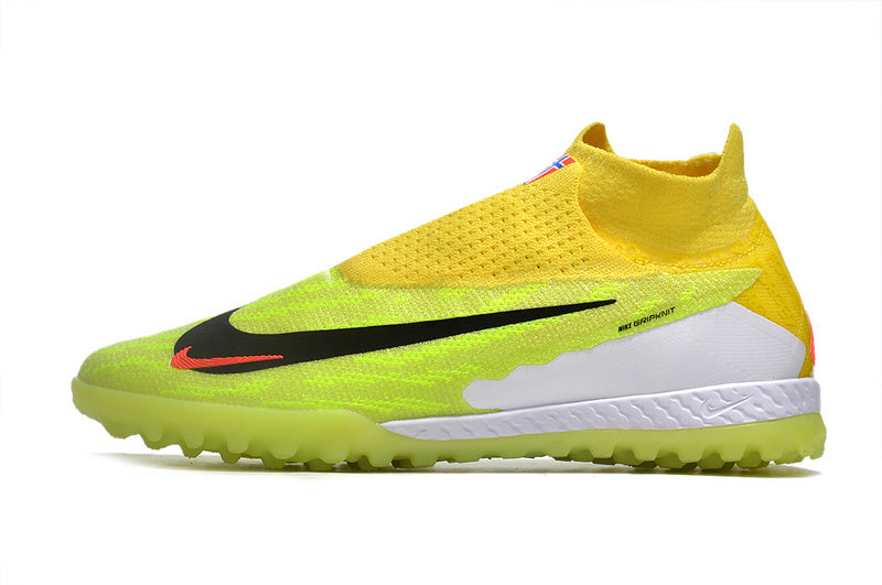 CHUTEIRA NIKE PHANTOM GX DYNAMIC FIT ELITE SOCIETY - AMARELA E VERDE