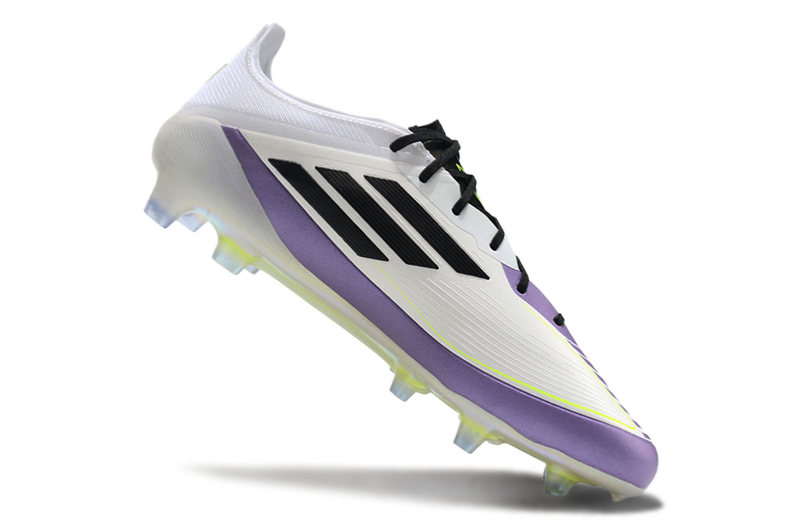 CHUTEIRA ADIDAS F50 ELITE CAMPO - BRANCA E ROXA