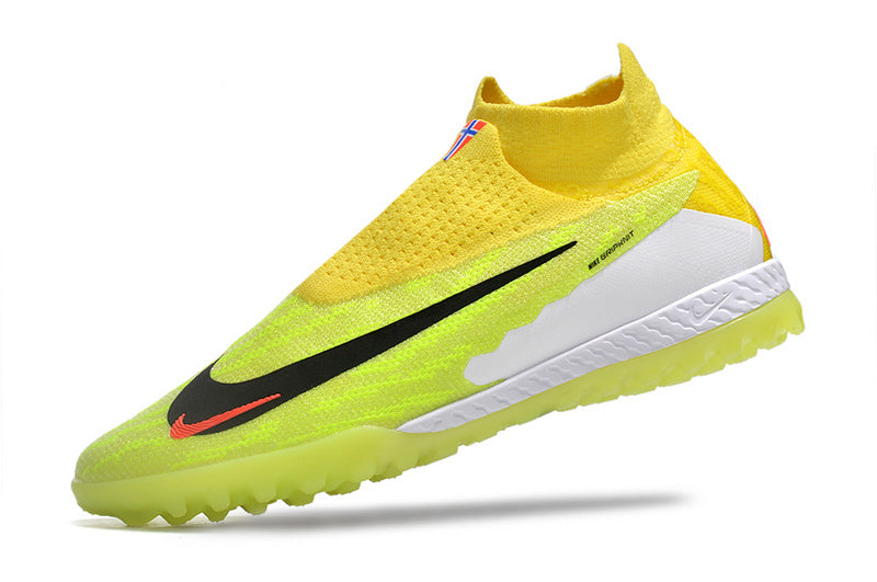 CHUTEIRA NIKE PHANTOM GX DYNAMIC FIT ELITE SOCIETY - AMARELA E VERDE