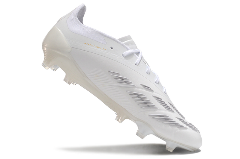 ADIDAS PREDATOR 24 ELITE CAMPO "DAY SPARK" - BRANCA E DOURADA