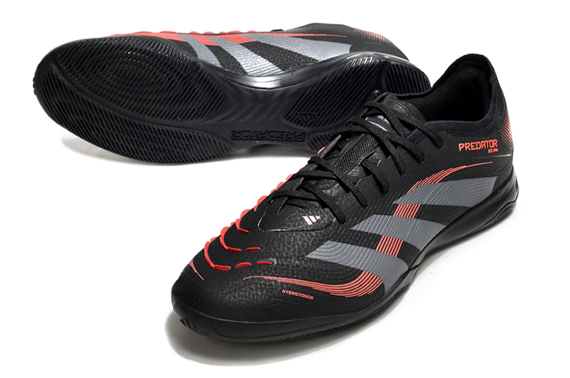 CHUTEIRA ADIDAS PREDATOR 25 ELITE FUTSAL "STELLAR ICON" - PRETA E VERMELHA