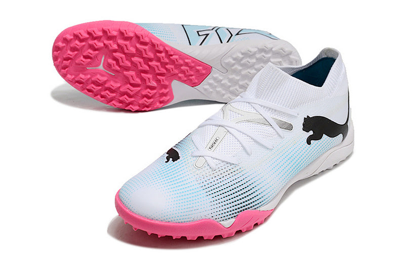 CHUTEIRA PUMA FUTURE 7 ULTIMATE SOCIETY "PHENOMENAL" - BRANCA E ROSA