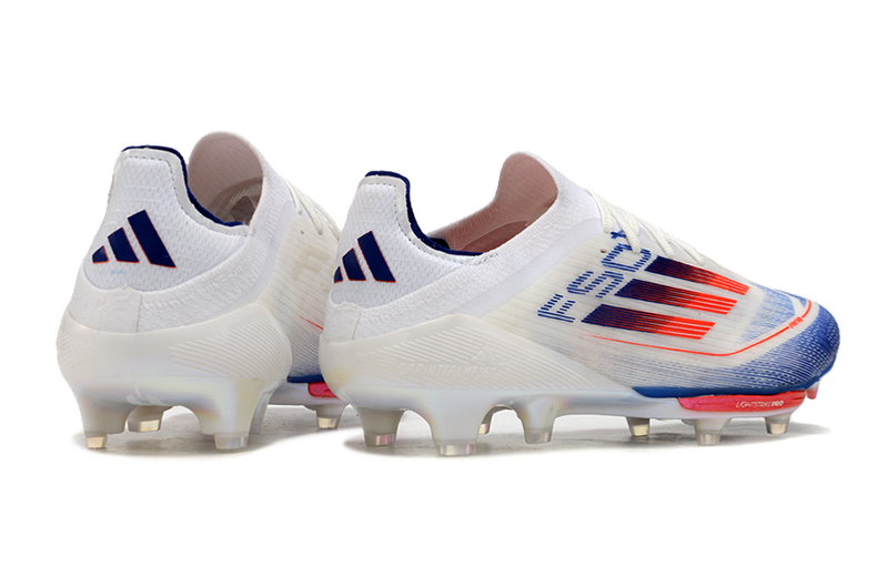 CHUTEIRA ADIDAS F50.1 LIGHTSTRIKE PRO ELITE CAMPO "ADVANCEMENT" - BRANCA E COLORIDA
