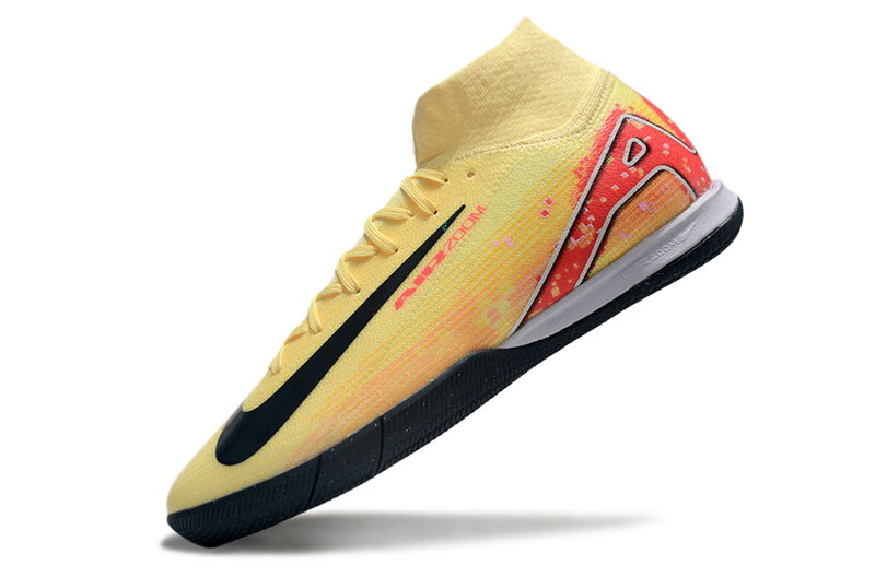 CHUTEIRA NIKE AIR ZOOM MERCURIAL SUPERFLY 10 ELITE FUTSAL - AMARELA E LARANJA