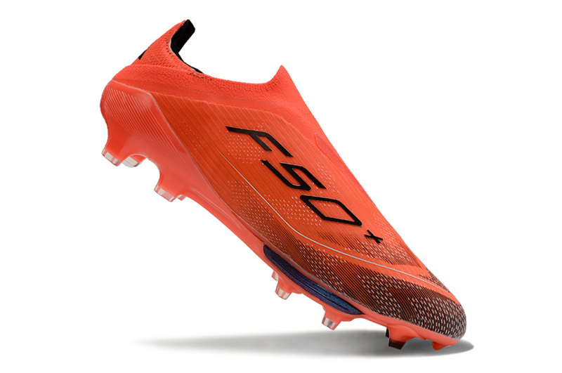 CHUTEIRA ADIDAS F50 LACELESS LIGHTSTRIKE PRO ELITE CAMPO "VIVID HORIZON" – VERMELHA