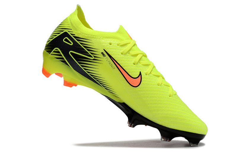 CHUTEIRA NIKE AIR ZOOM MERCURIAL VAPOR 16 ELITE CAMPO - VERDE E LARANJA