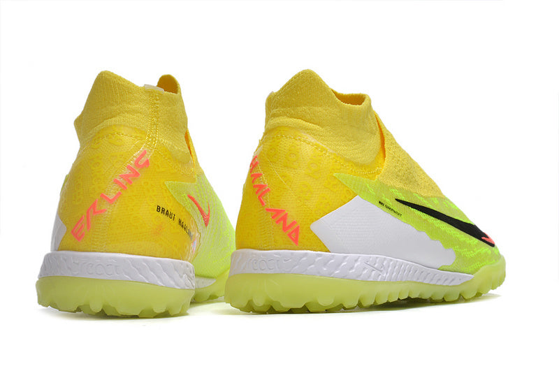 CHUTEIRA NIKE PHANTOM GX DYNAMIC FIT ELITE SOCIETY - AMARELA E VERDE