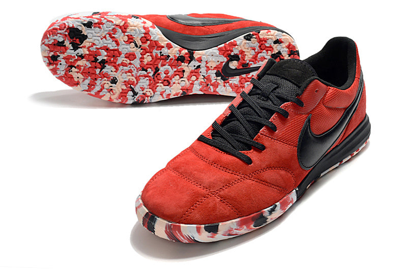 CHUTEIRA NIKE PREMIER II SALA FUTSAL - VERMELHA E PRETA