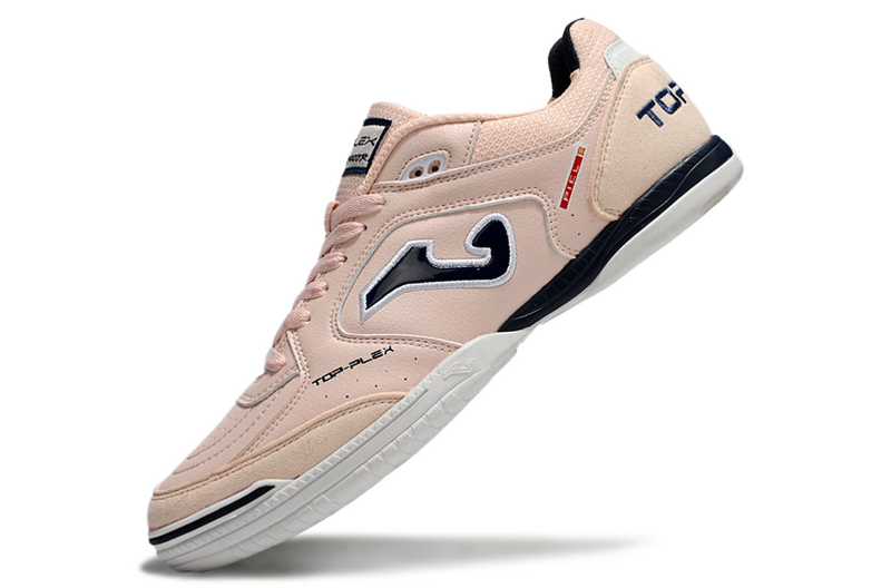 CHUTEIRA JOMA TOP FLEX FUTSAL - BEGE E PRETA
