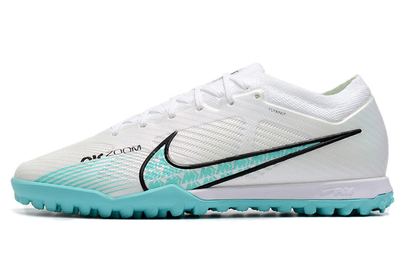 CHUTEIRA NIKE MERCURIAL AIR ZOOM VAPOR 15 ELITE SOCIETY - BRANCA E AZUL