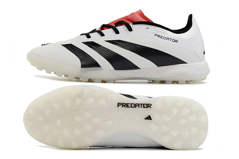 CHUTEIRA ADIDAS PREDATOR 24 ELITE SOCIETY - BRANCA E PRETA