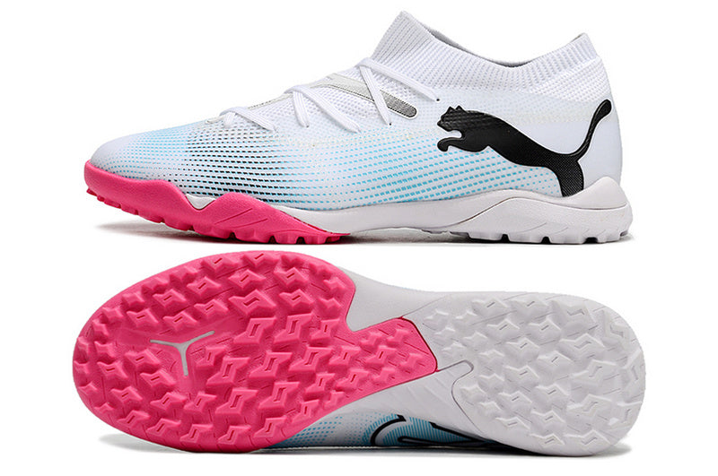 CHUTEIRA PUMA FUTURE 7 ULTIMATE SOCIETY "PHENOMENAL" - BRANCA E ROSA