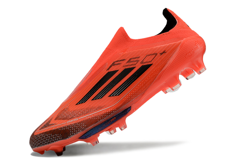 CHUTEIRA ADIDAS F50 LACELESS LIGHTSTRIKE PRO ELITE CAMPO "VIVID HORIZON" – VERMELHA