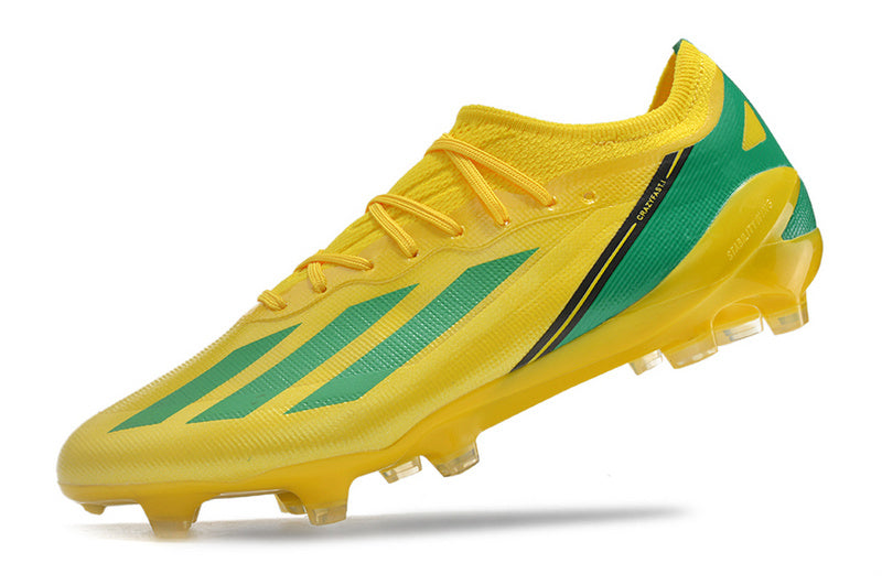 CHUTEIRA ADIDAS X CRAZYFAST.1 CAMPO - VERDE E AMARELA
