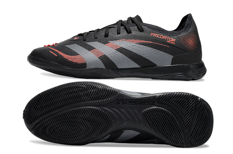 CHUTEIRA ADIDAS PREDATOR 25 ELITE FUTSAL "STELLAR ICON" - PRETA E VERMELHA