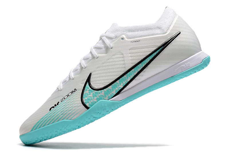 CHUTEIRA NIKE AIR ZOOM MERCURIAL VAPOR 15 ELITE FUTSAL - BRANCA E AZUL