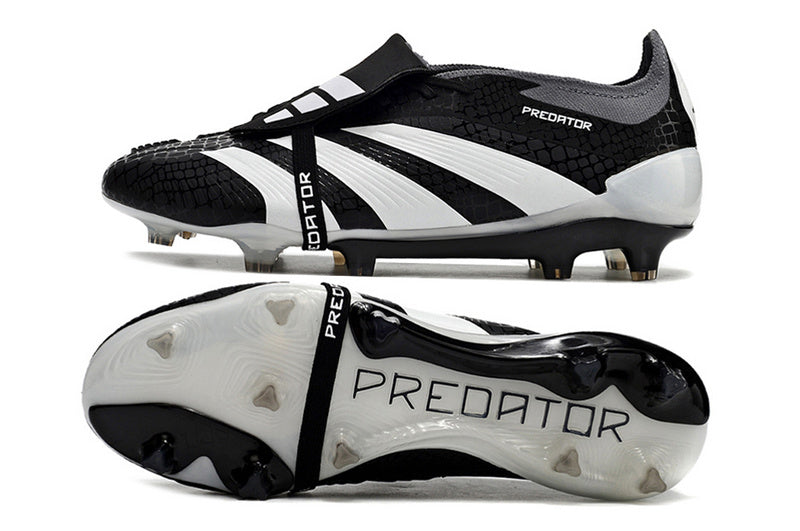 ADIDAS PREDATOR 24 FT ELITE CAMPO - PRETA E BRANCA