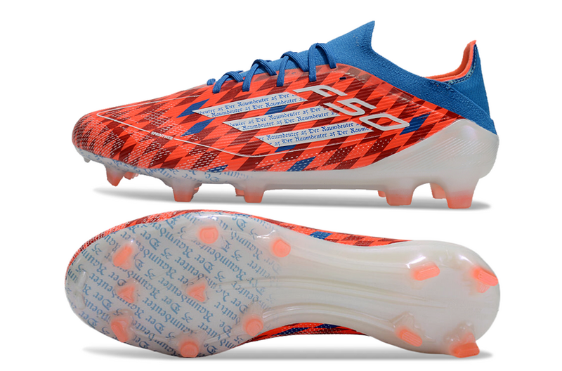 ADIDAS F50.1 ELITE CAMPO - VERMELHA E AZUL