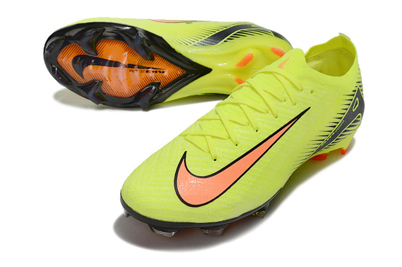 CHUTEIRA NIKE AIR ZOOM MERCURIAL VAPOR 16 ELITE CAMPO - VERDE E LARANJA