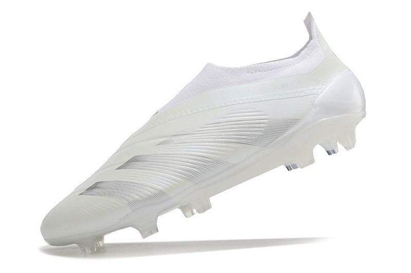 ADIDAS PREDATOR 24 LACELESS ELITE CAMPO "PEARLIZED" - BRANCA
