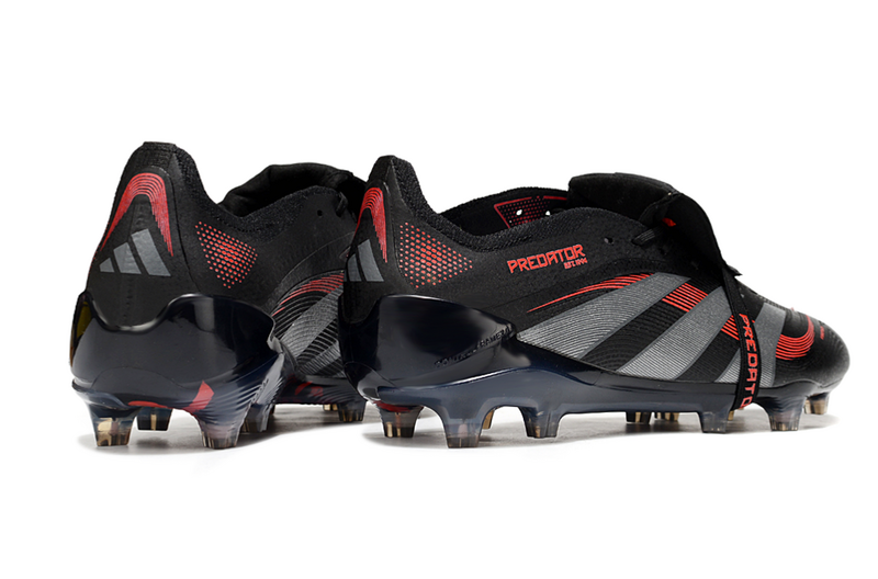 ADIDAS PREDATOR 25 FT ELITE CAMPO - PRETA E VERMELHA