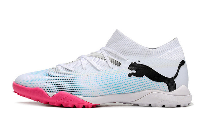 CHUTEIRA PUMA FUTURE 7 ULTIMATE SOCIETY "PHENOMENAL" - BRANCA E ROSA